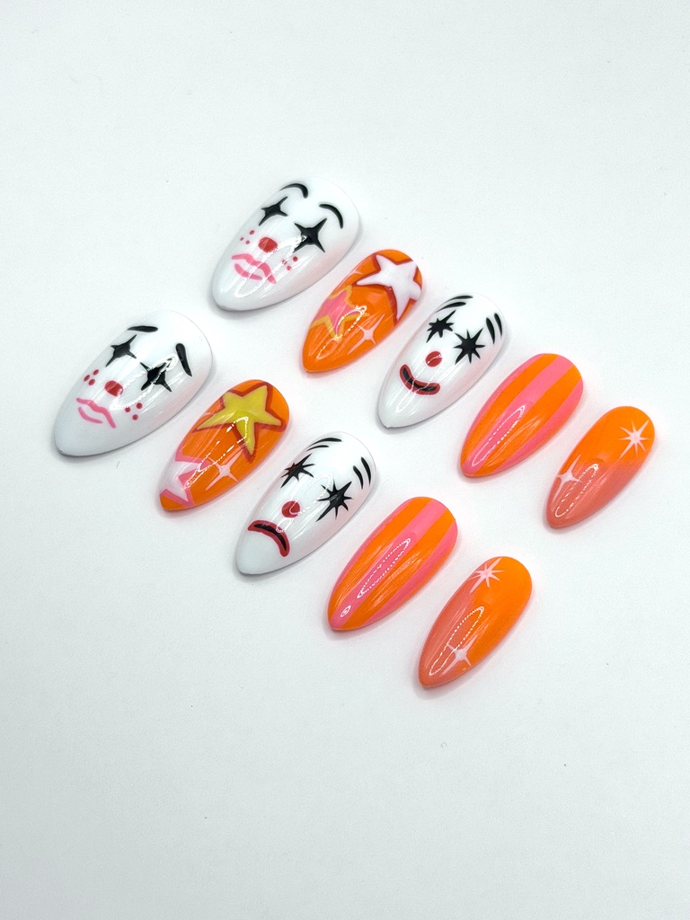 Circus Clown nail set
